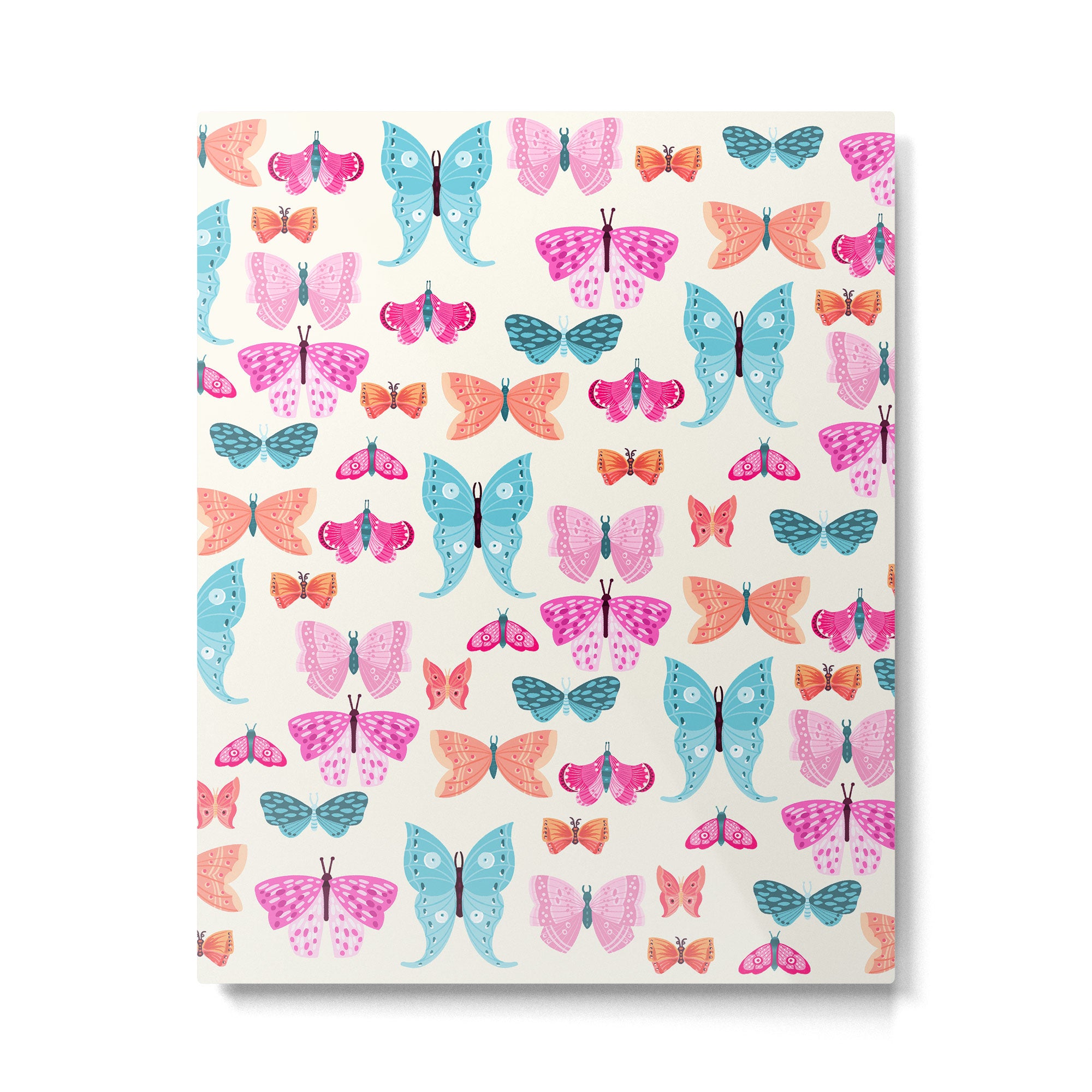 Butterflies in pink Metal Print Gallery Image 6