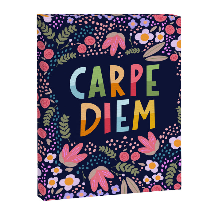 Carpe diem floral Canvas Print Gallery Image 1