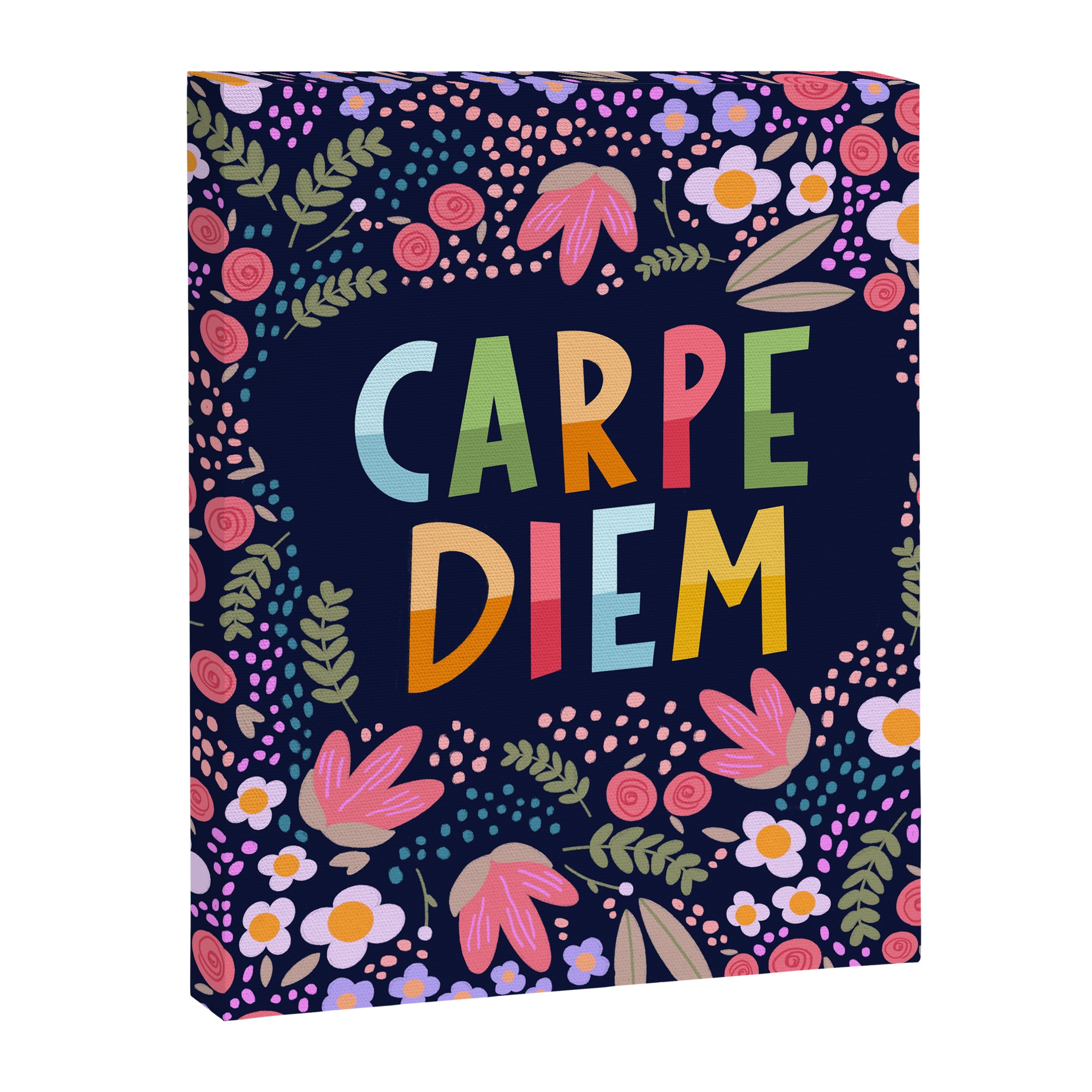 Carpe diem floral Canvas Print Gallery Image 8