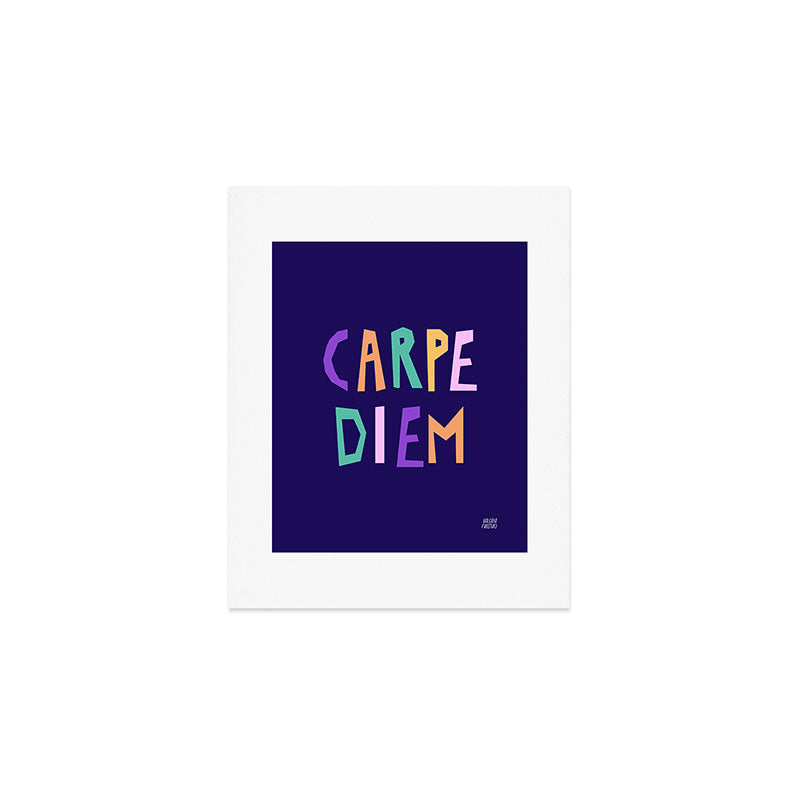 Carpe Diem lettering Art Print Gallery Image 1