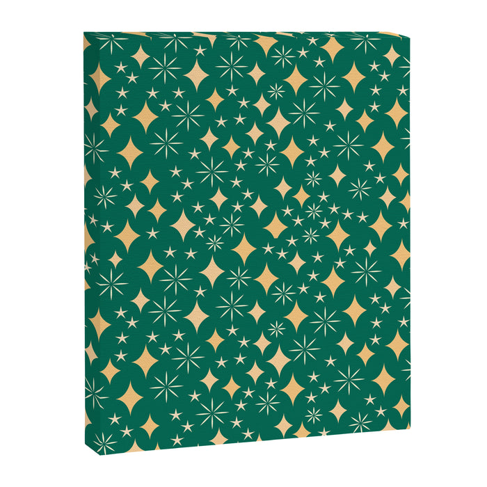 Christmas Lights pattern Canvas Print Gallery Image 1