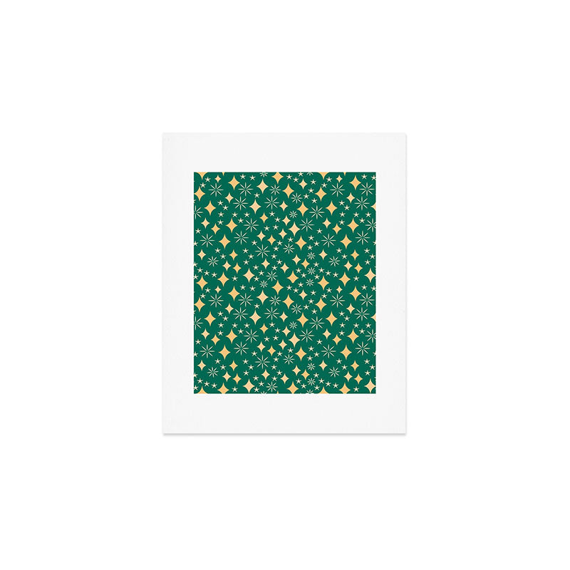 Christmas Lights pattern Art Print Gallery Image 1