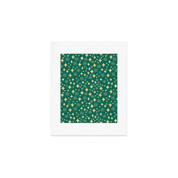 Christmas Lights pattern Art Print Gallery Image 1