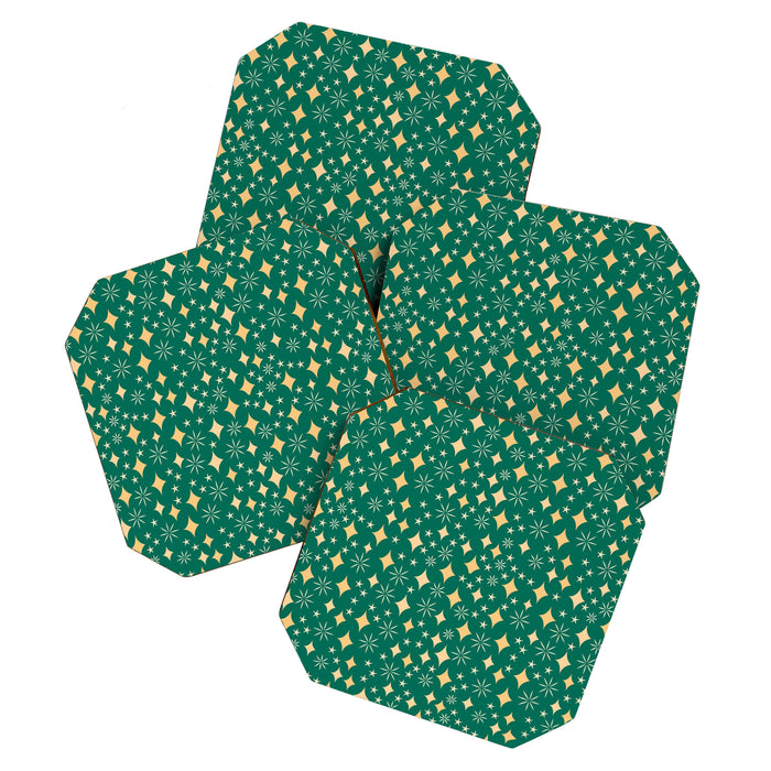 Christmas Lights pattern Coaster Gallery Image 1