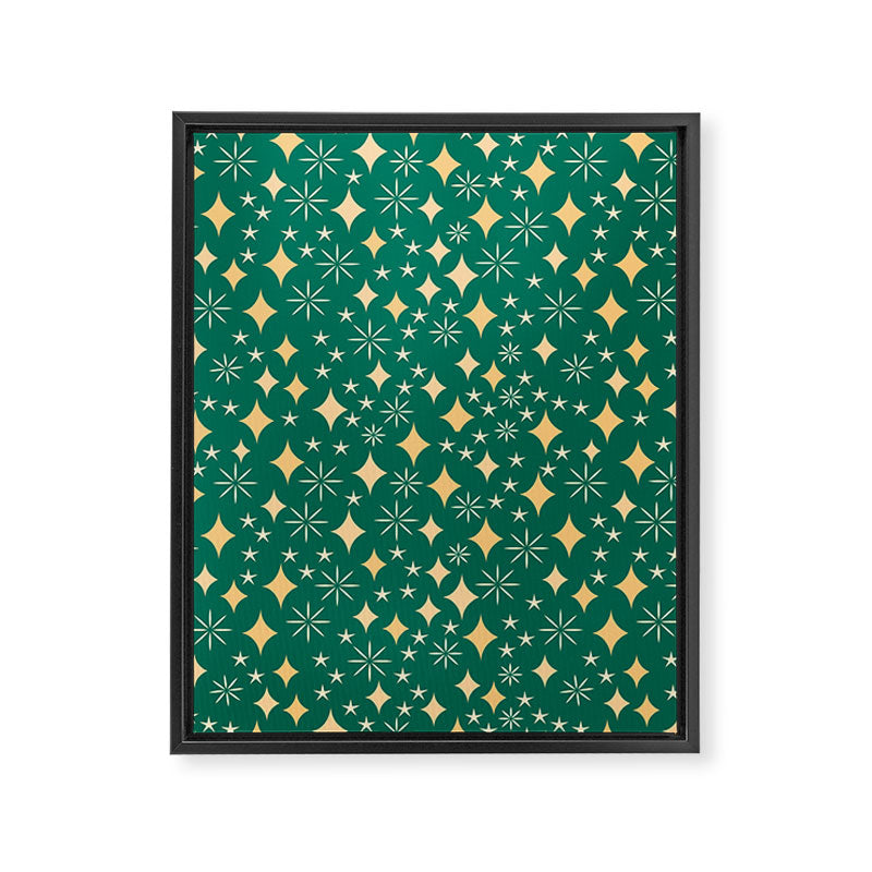 Christmas Lights pattern Framed Canvas Print Gallery Image 8