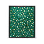 Christmas Lights pattern Framed Canvas Print Gallery Image 8