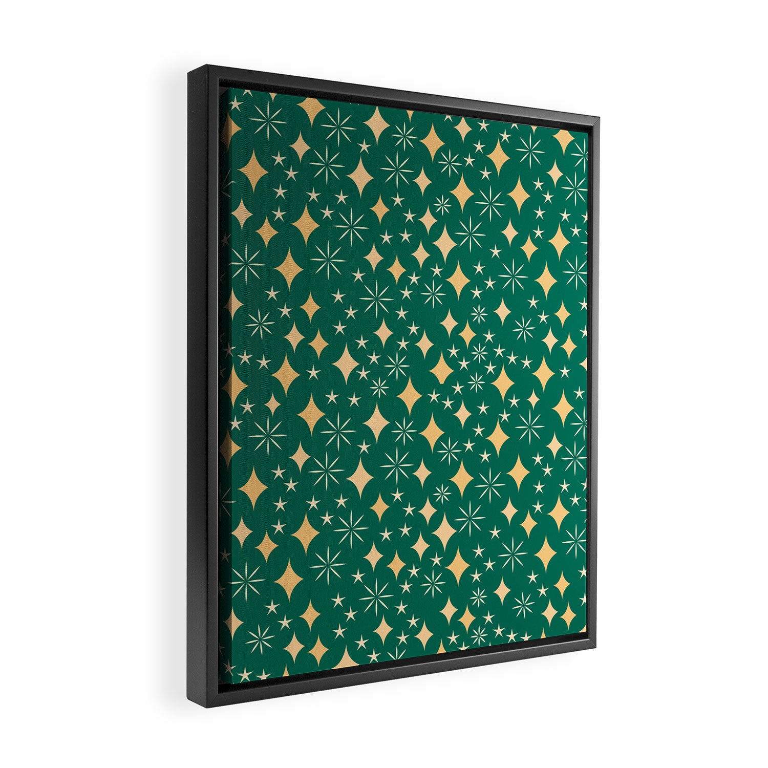 Christmas Lights pattern Framed Canvas Print Gallery Image 2