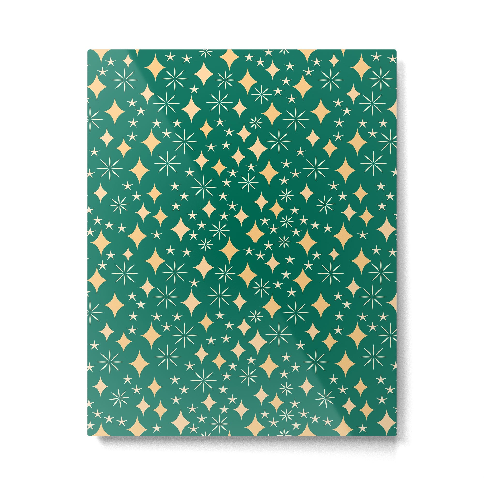 Christmas Lights pattern Metal Print Gallery Image 6