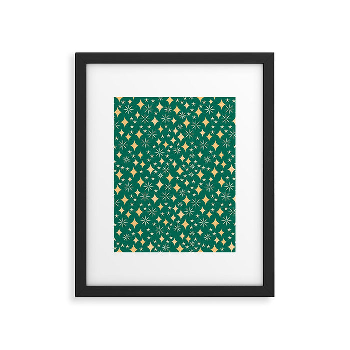 Christmas Lights pattern Framed Art Print Gallery Image 1
