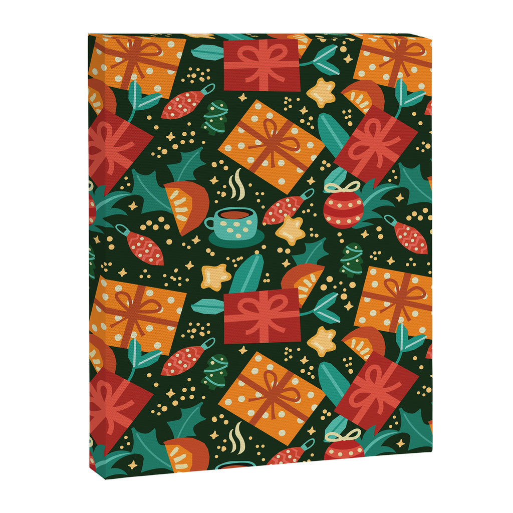 Christmas presents pattern Canvas Print Gallery Image 8