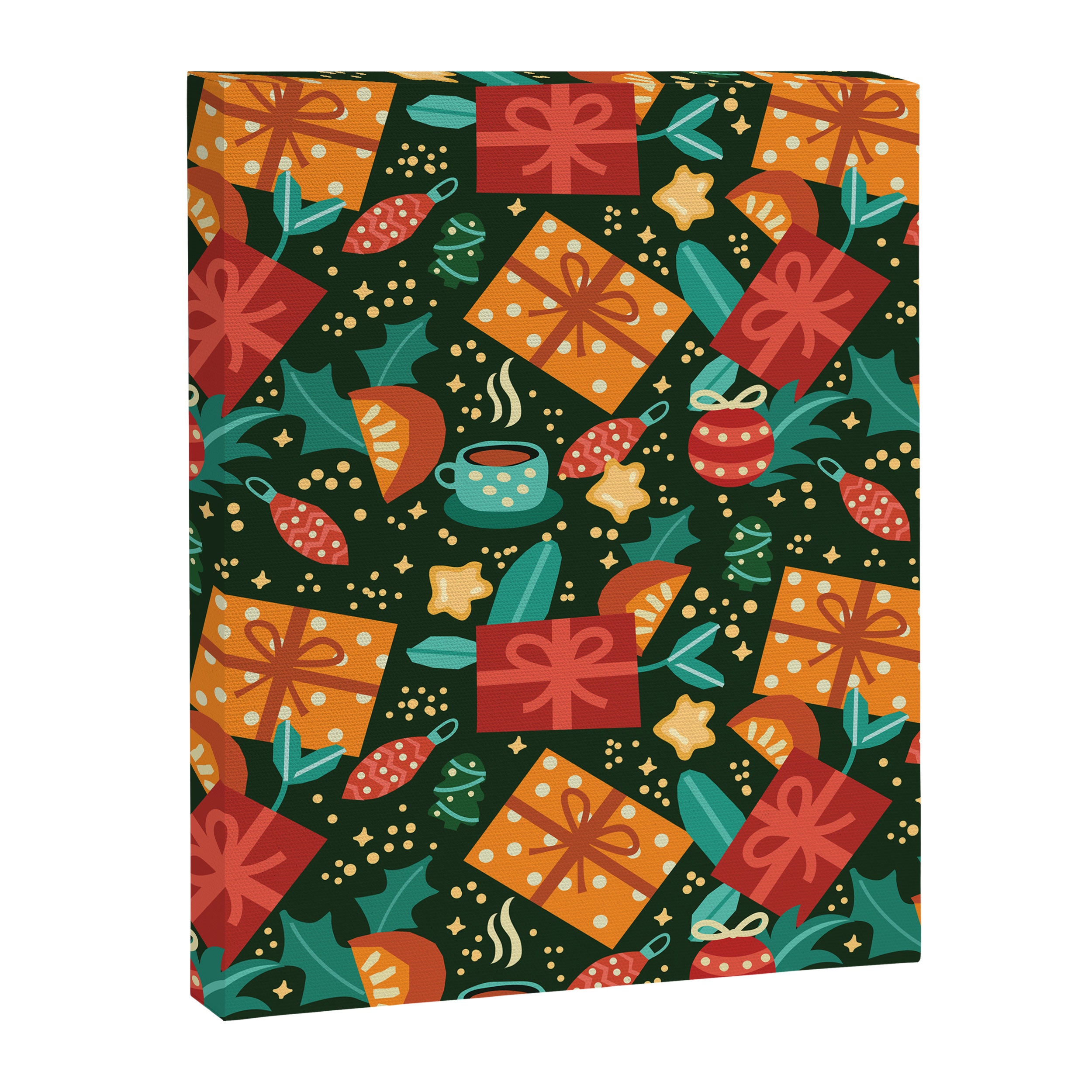 Christmas presents pattern Canvas Print Gallery Image 8