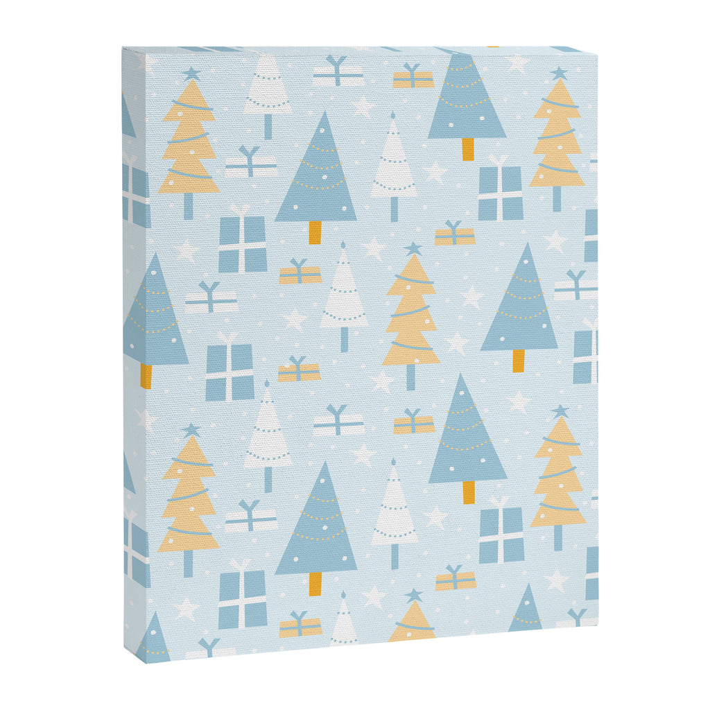 Christmas trees pattern Canvas Print Gallery Image 8
