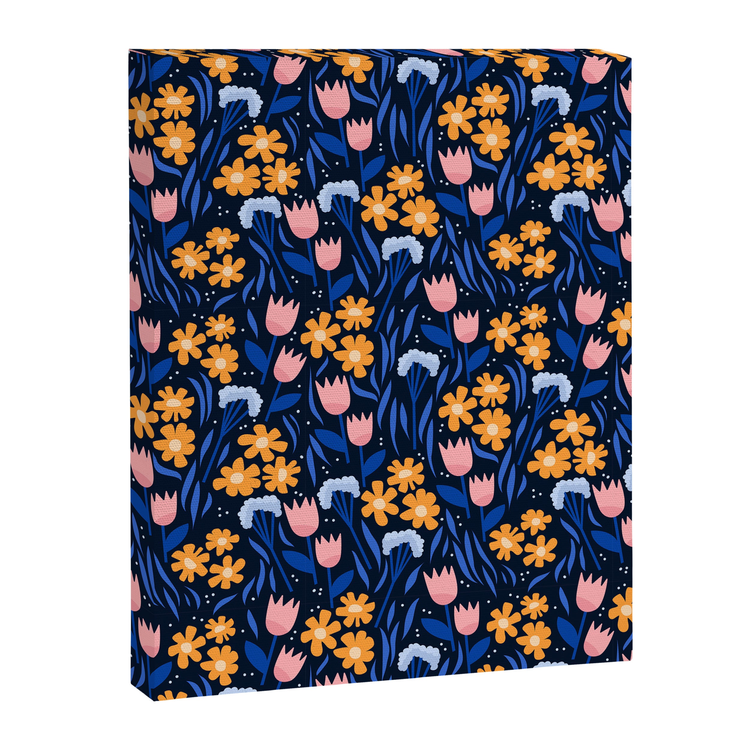 Colorful flowers pattern Canvas Print Gallery Image 8