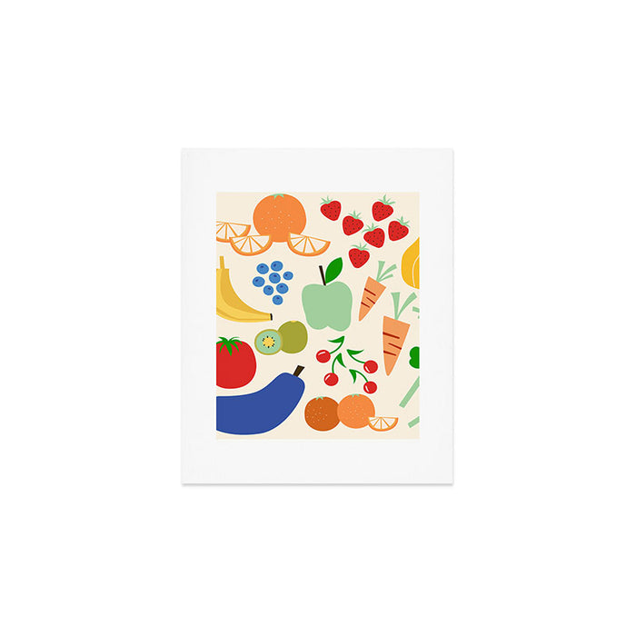 Colorful veggies Art Print Gallery Image 1