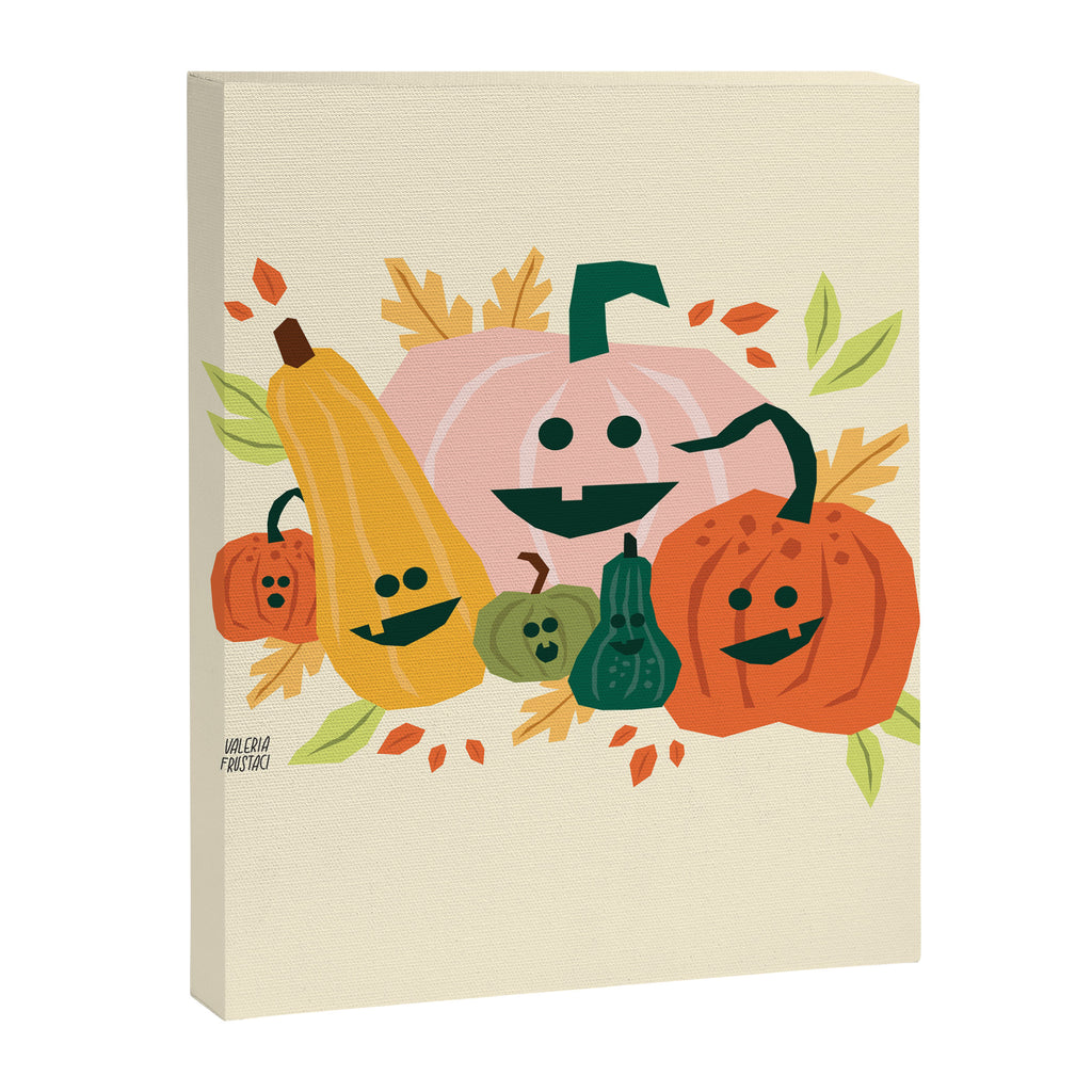 Cute scary pumpkins Canvas Print Gallery Image 8