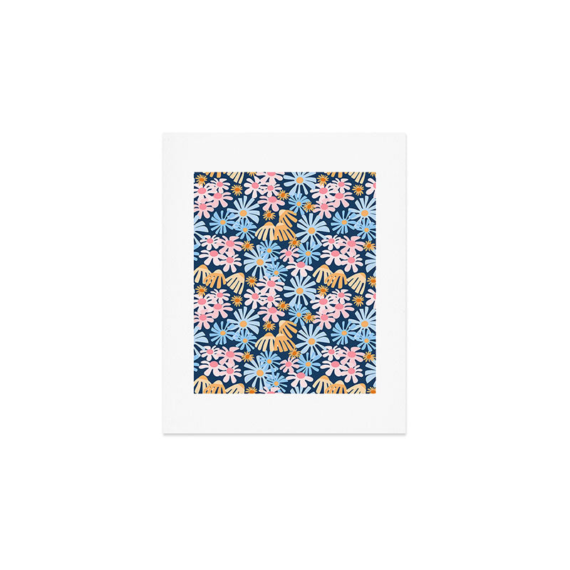 Daisies pattern Art Print Gallery Image 1