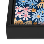 Daisies pattern Framed Canvas Print Gallery Image 3