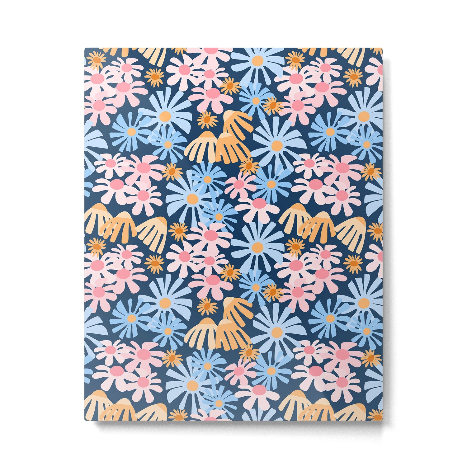 Daisies pattern Metal Print Gallery Image 6