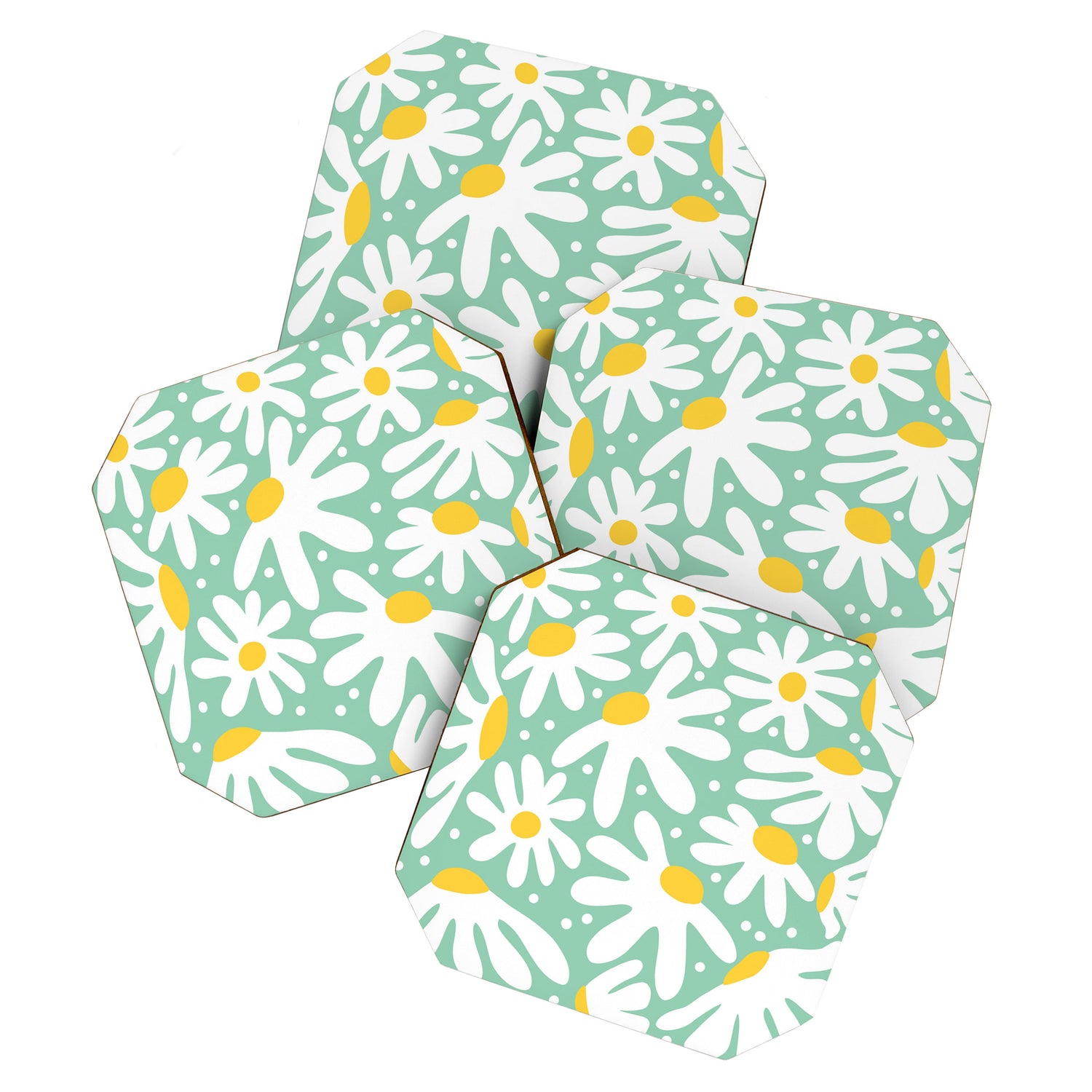 Daisy composition Coaster Gallery Image 1