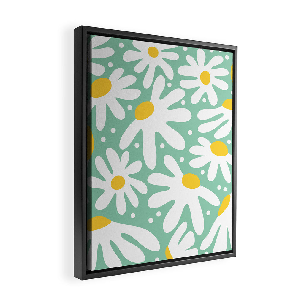 Daisy composition Framed Canvas Print Gallery Image 2