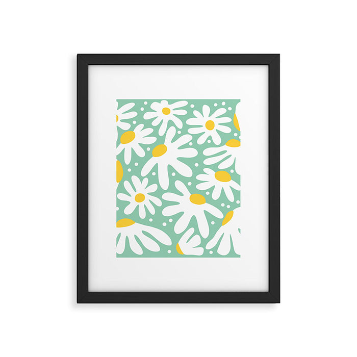 Daisy composition Framed Art Print Gallery Image 1