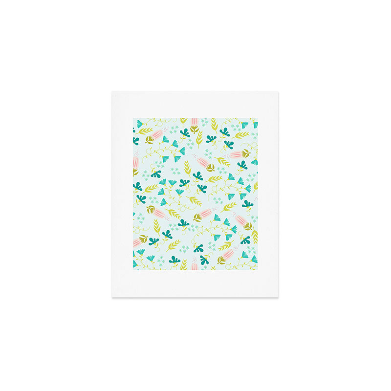Flower garden Art Print Gallery Image 1