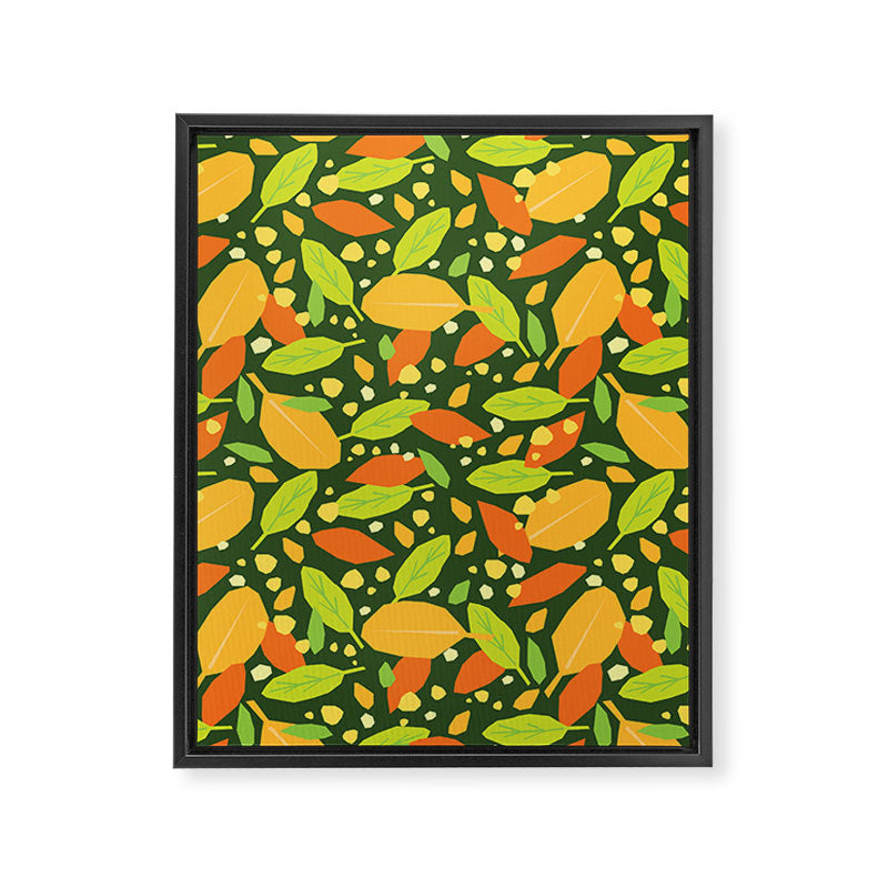 Foliage pattern Framed Canvas Print Gallery Image 8