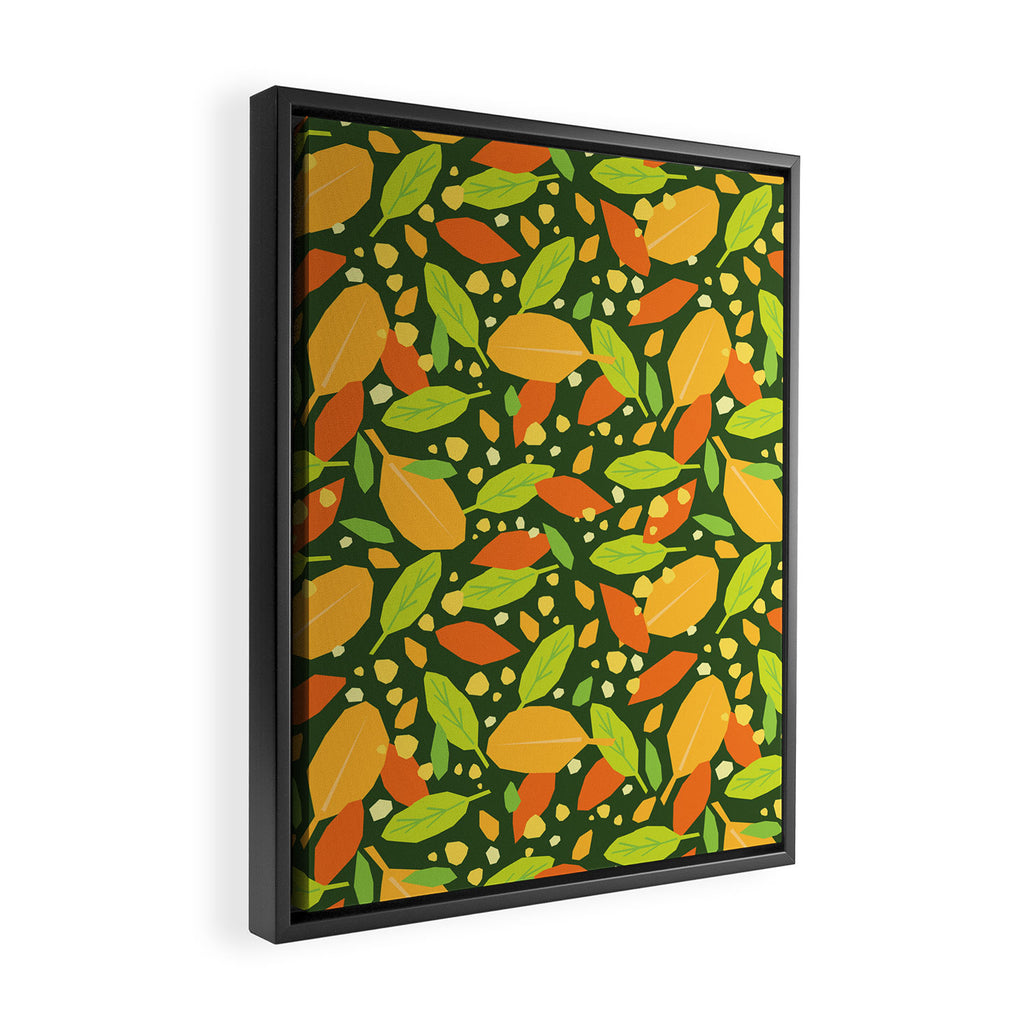 Foliage pattern Framed Canvas Print Gallery Image 2