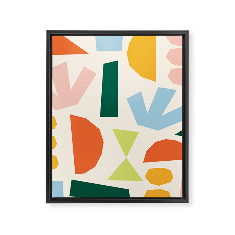 Geometrical abstract  Framed Canvas Print Gallery Image 8