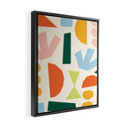 Geometrical abstract  Framed Canvas Print Gallery Image 2