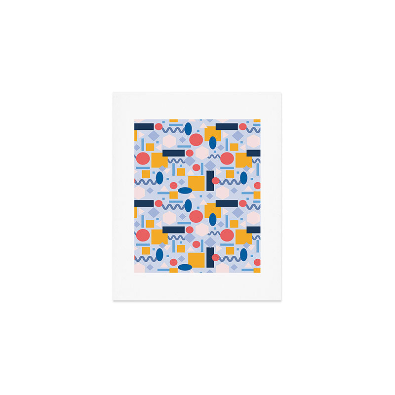 Geometrical Pattern Art Print Gallery Image 1