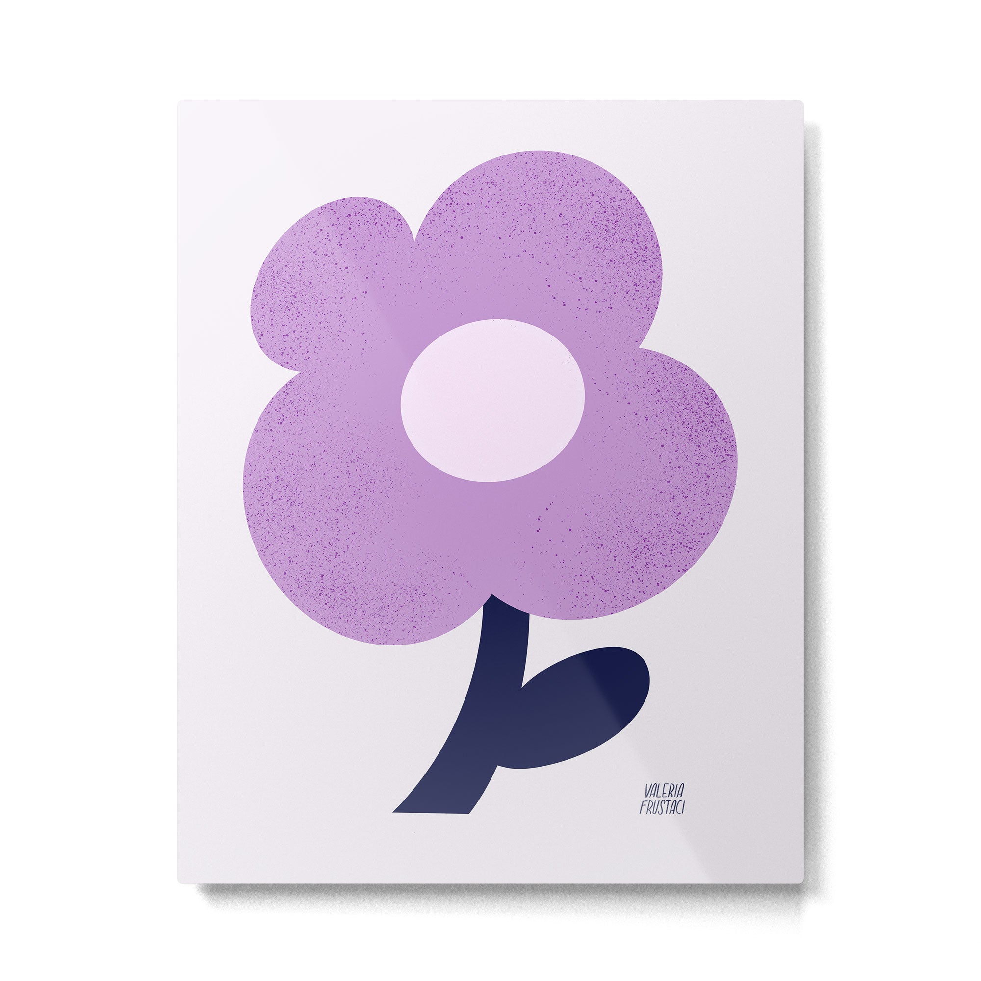 Giant violet flower Metal Print Gallery Image 6