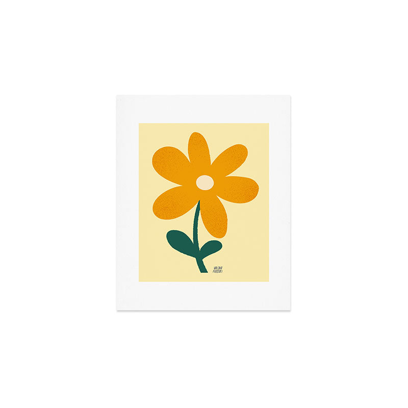 Giant yellow flower Art Print Gallery Image 1