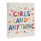 Girls can do anything  Canvas Print Gallery Image 6