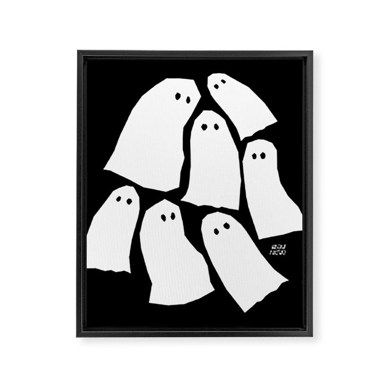 Halloween Ghosts Framed Canvas Print Gallery Image 8