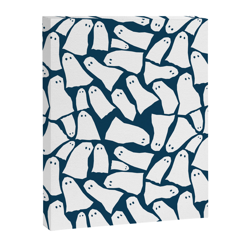 Halloween ghosts pattern  Canvas Print Gallery Image 8