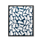 Halloween ghosts pattern  Framed Canvas Print Gallery Image 8