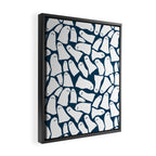 Halloween ghosts pattern  Framed Canvas Print Gallery Image 2