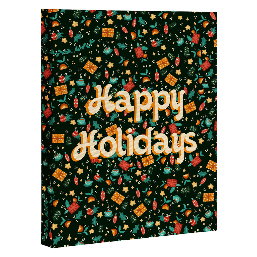 Happy holidays Canvas Print Gallery Image 3