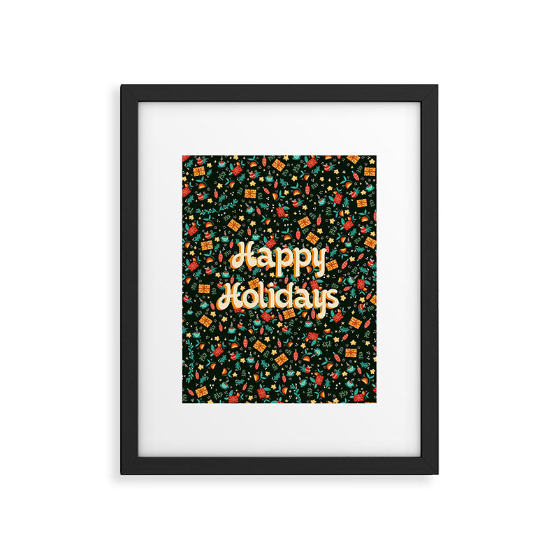 Happy holidays Framed Art Print Gallery Image 5