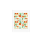 Holiday gifts in red and green Art Print Gallery Image 1