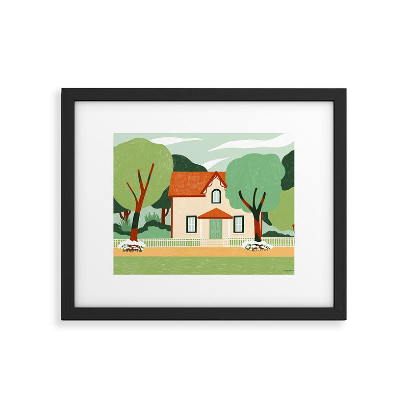 House in the woods Framed Art Print Gallery Image 5