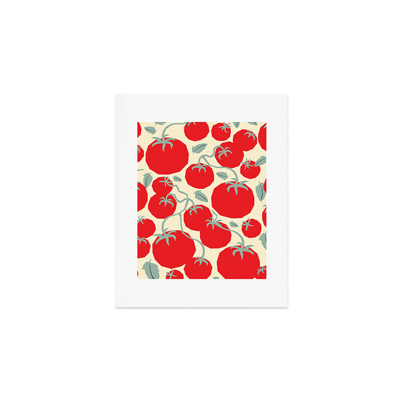 Italian red tomatoes Art Print Gallery Image 1