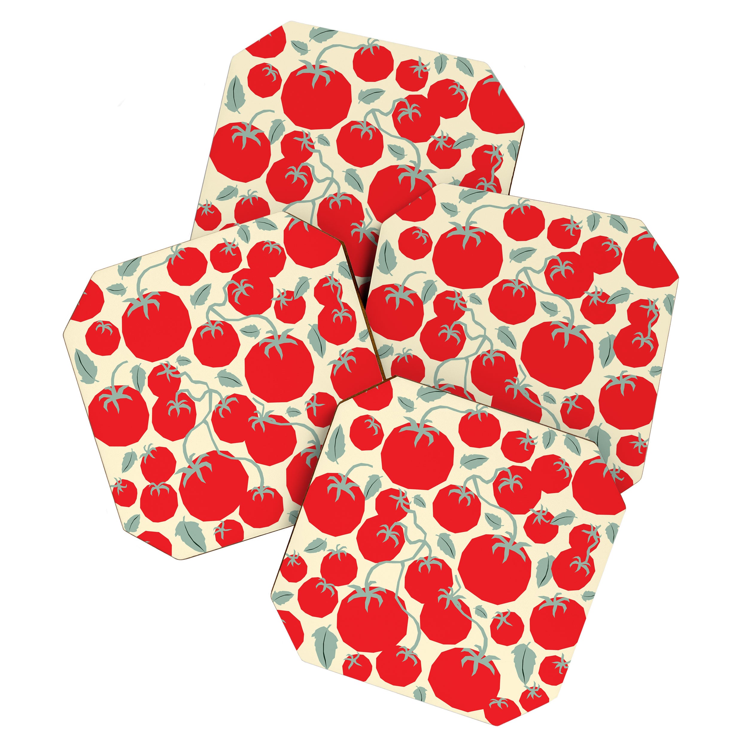 Italian red tomatoes Coaster Gallery Image 1