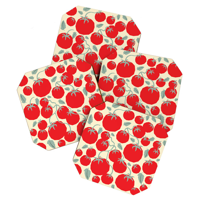 Italian red tomatoes Coaster Gallery Image 1