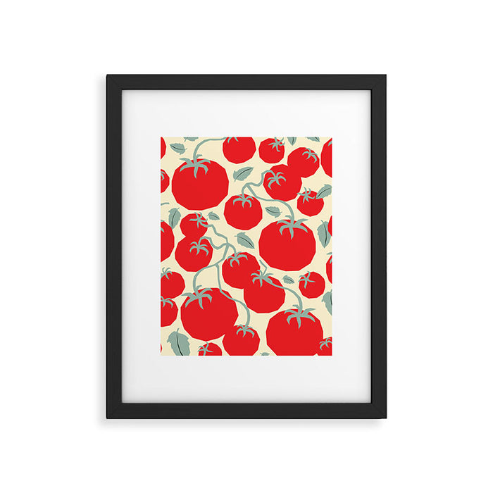 Italian red tomatoes Framed Art Print Gallery Image 1