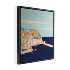 Italy, cinque terre  Framed Canvas Print Gallery Image 2