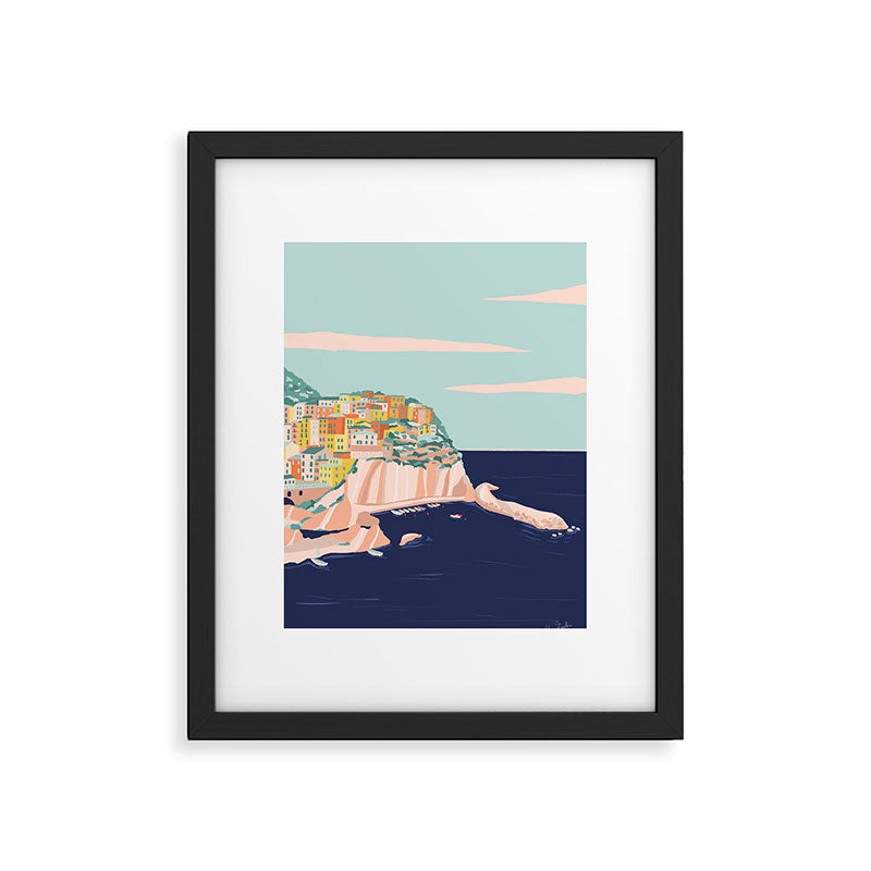 Italy, cinque terre  Framed Art Print Gallery Image 5