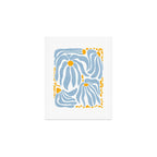 Light Blue flowers  Art Print Gallery Image 1