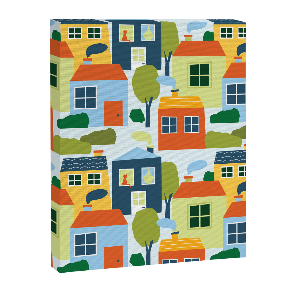 Little colorful houses Canvas Print Gallery Image 8